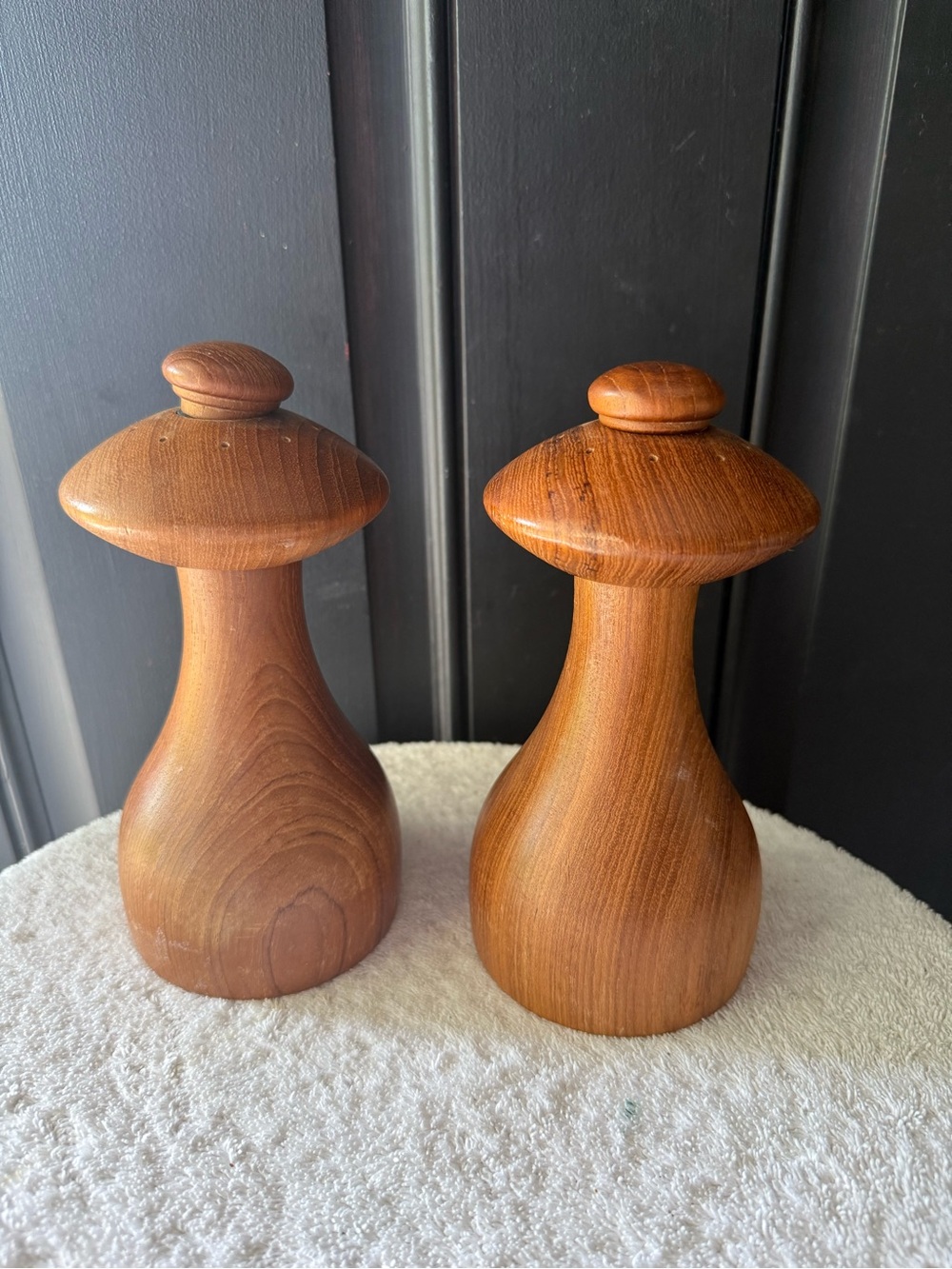 Vintage Dansk Teak Salt and Pepper Mill Designed by Jens Quistgaard